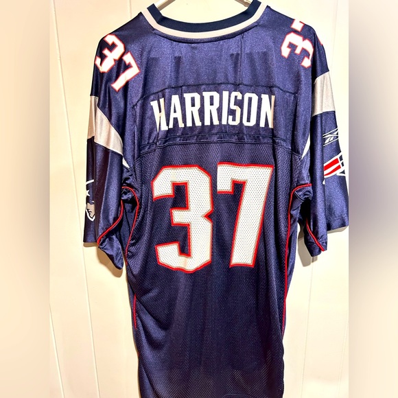 Men’s XL Reebok Rodney Harrison On Field Patriots Jersey - Picture 4 of 4